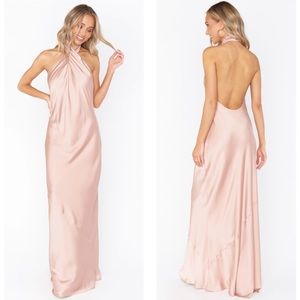 Show Me Your Mumu Jasmine Halter Maxi Dress
